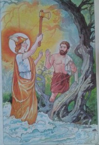 God Mercury and The Woodcutter