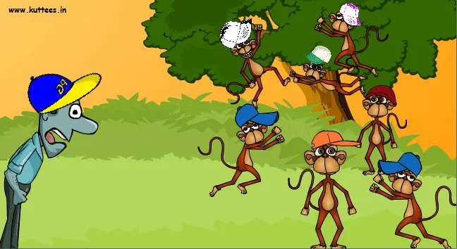 the cap seller and the monkeys story