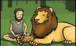 the slave and the loin