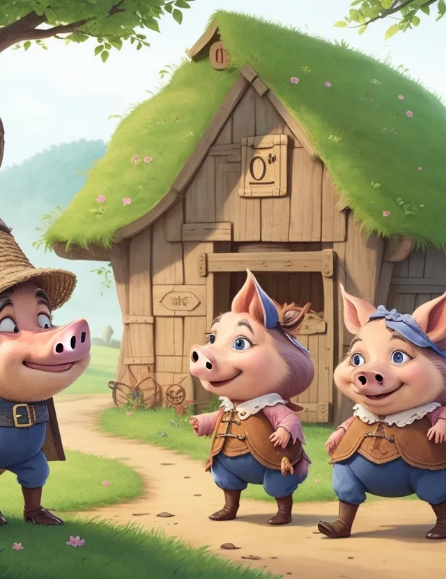 Once Upon a Time: The Three Little Pigs - A Timeless Tale of Bravery and Ingenuity