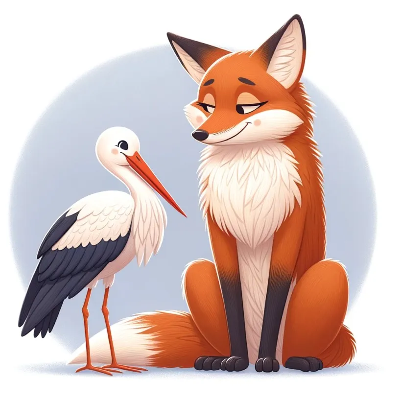 The Fox and the Stork